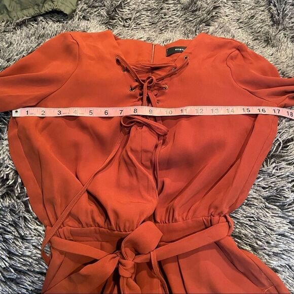 KCSTUDIO Laceup Romper- Size Small - Picture 6 of 9